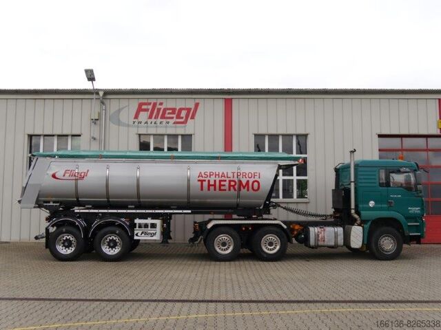 Sklápìèka Fliegl 2 oder 3-Achs Thermokipper Asphaltprofi