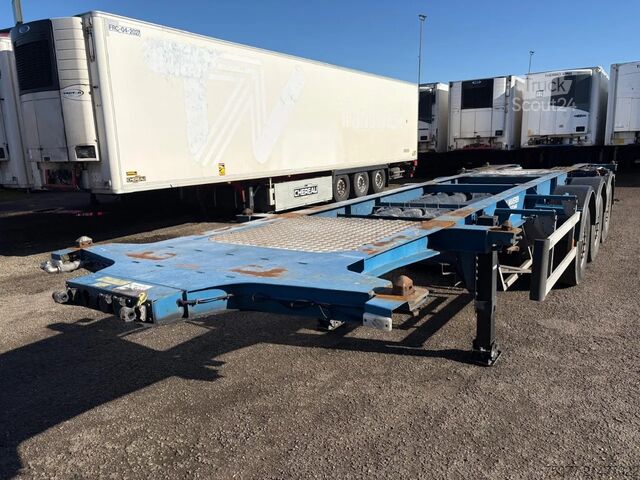 Transport de conteneurs Burg BPO 12-27 CCXGX-00 ADR Liftaxle Disc SAF