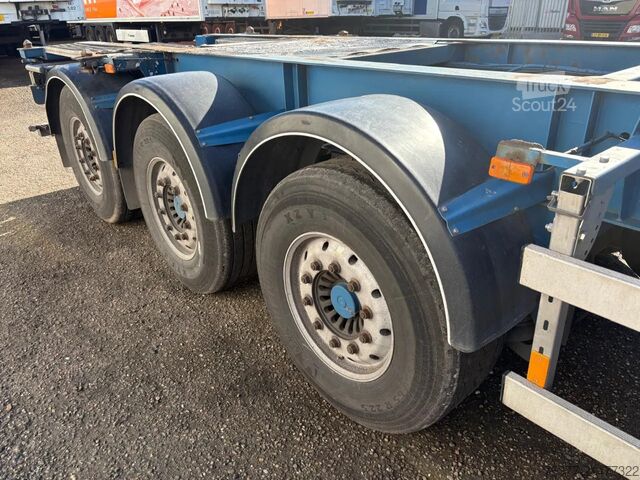 Transport de conteneurs Burg BPO 12-27 CCXGX-00 ADR Liftaxle Disc SAF