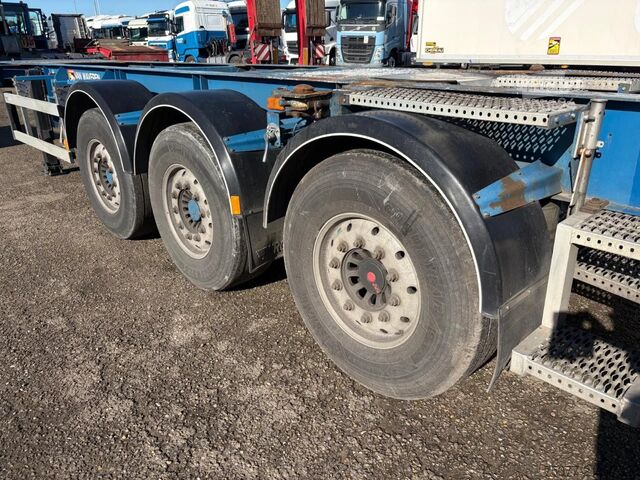 Transport de conteneurs Burg BPO 12-27 CCXGX-00 ADR Liftaxle Disc SAF