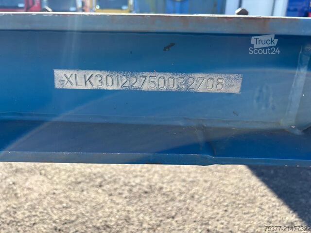 Transport kontenerowy Burg BPO 12-27 CCXGX-00 ADR Liftaxle Disc SAF