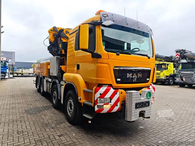 Vrachtwagen met kraan MAN TGS 35.480 8x6 Palfinger PK 85002