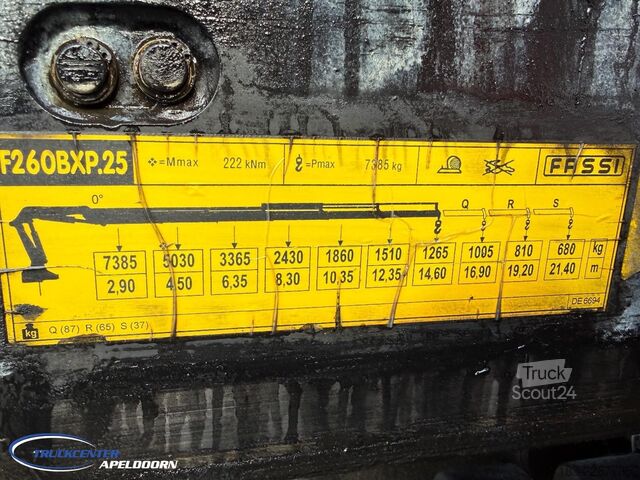 Nakládací plošina DAF CF 75.310 Fassi F260XP 5+2, Euro 5