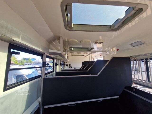 Transport av hester Mercedes-Benz Antos Occasion paardenwagen AKX 6 paarden plus ...