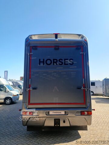 Transport av hester Mercedes-Benz Antos Occasion paardenwagen AKX 6 paarden plus ...