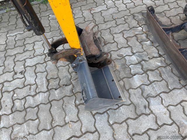 Minibagr JCB 8008 CTS, 2020 BJ, 576 BH, 2 x Löffel