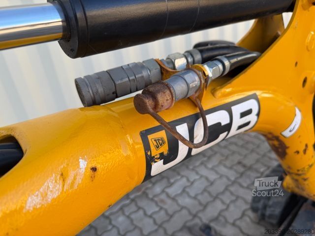 Minibagr JCB 8008 CTS, 2020 BJ, 576 BH, 2 x Löffel