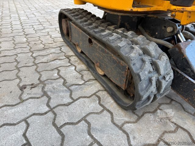 Minibagr JCB 8008 CTS, 2020 BJ, 576 BH, 2 x Löffel