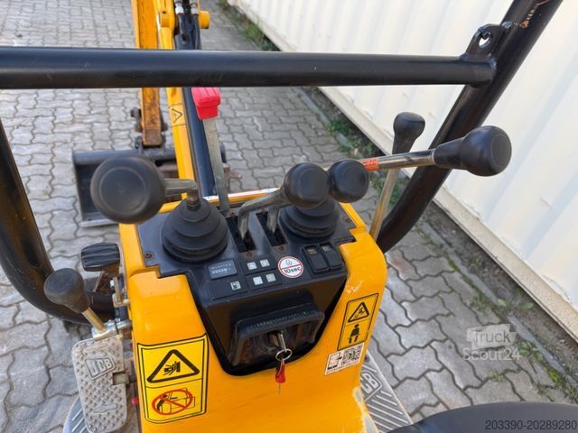 Minibagr JCB 8008 CTS, 2020 BJ, 576 BH, 2 x Löffel