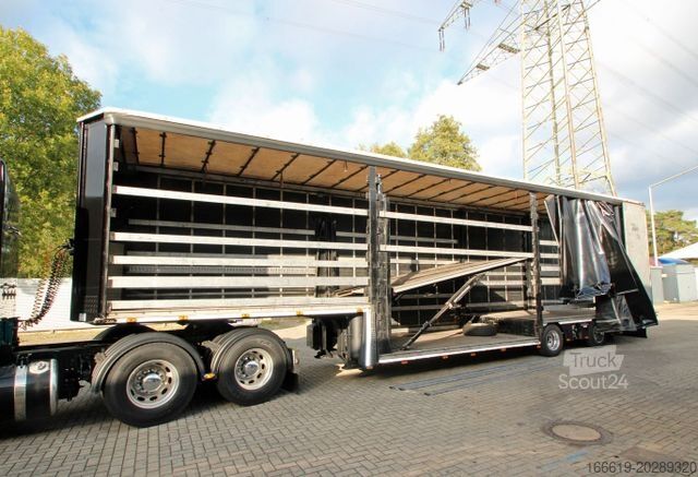 Ημιρυμουλκούμενο χαμηλής φόρτωσης  Geschlossener Autotransporter/Maschinentransport