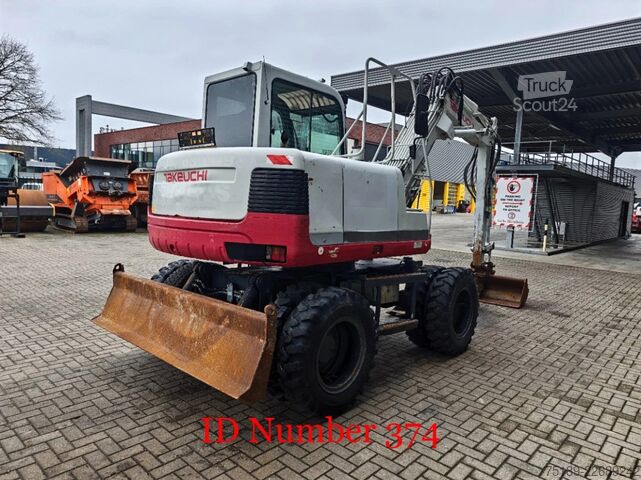 Колесен багер Takeuchi TB175W 3 Buckets!