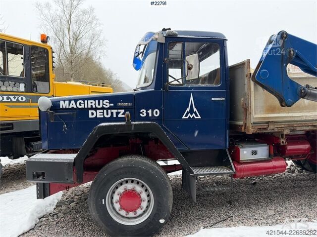 Platform aanhanger Magirus Deutz 310D19AK