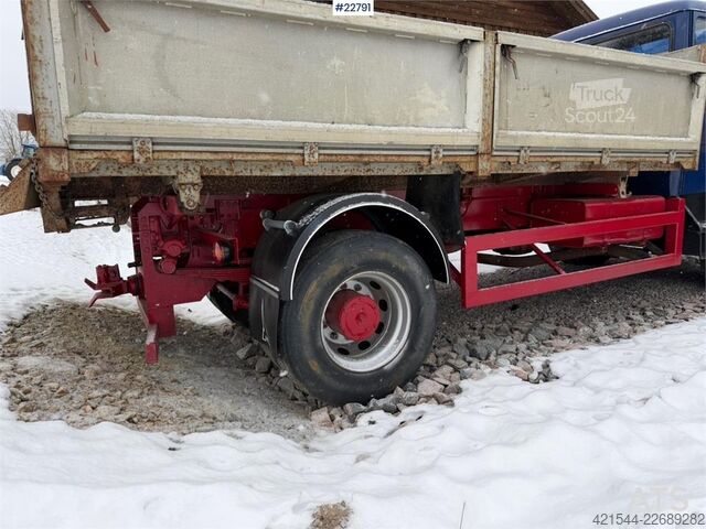 Platform aanhanger Magirus Deutz 310D19AK