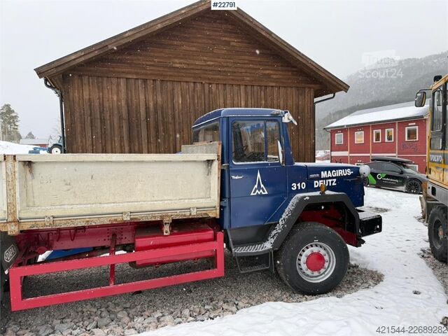 Platform aanhanger Magirus Deutz 310D19AK