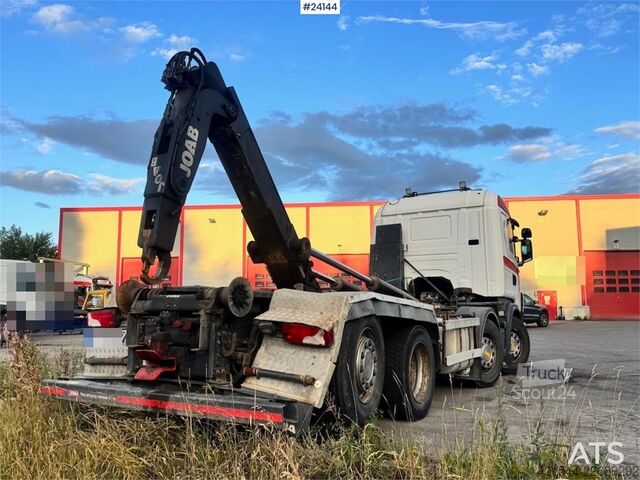 Haakarmsysteem Scania G480 8x2 Hooklift Truck with Crane Hydraulics WATC