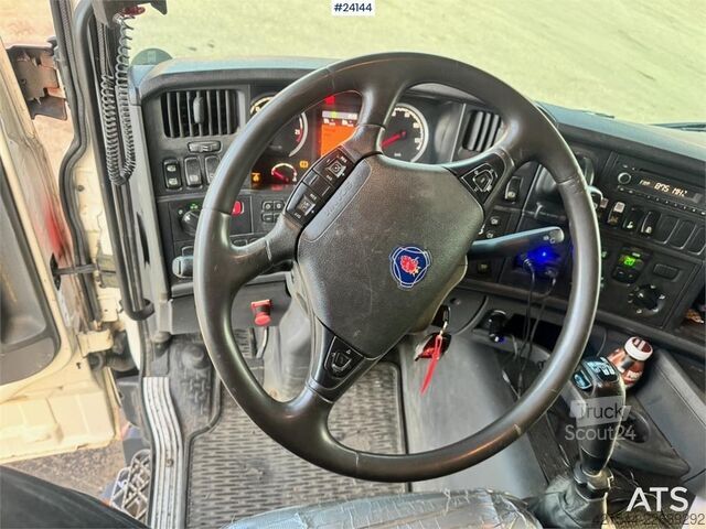 Hakenarmsystem Scania G480 8x2 Hooklift Truck with Crane Hydraulics WATC