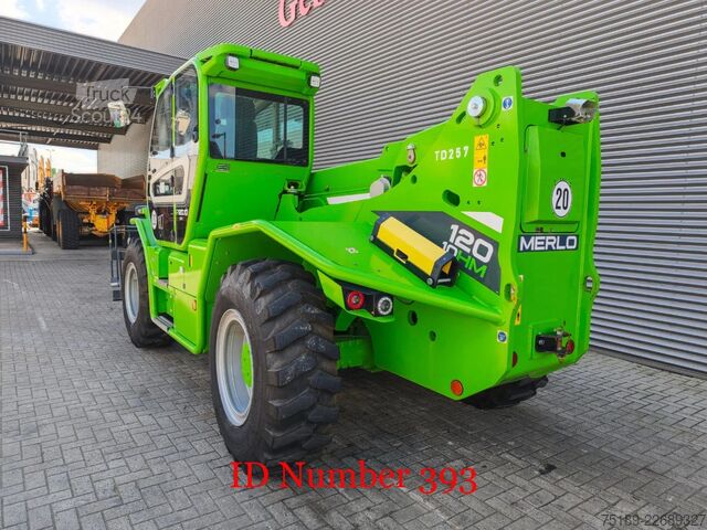 Telescopische lader Merlo P120.10 HM Forks + Basket 750 Hours!