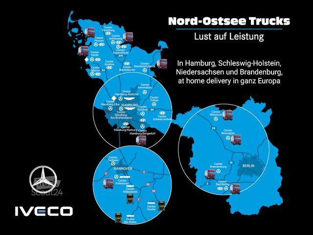Lastbil med utbytbar kaross Mercedes-Benz ACTROS 5 2545 L 6x2  BDF WECHSELSYSTEM STANDARD