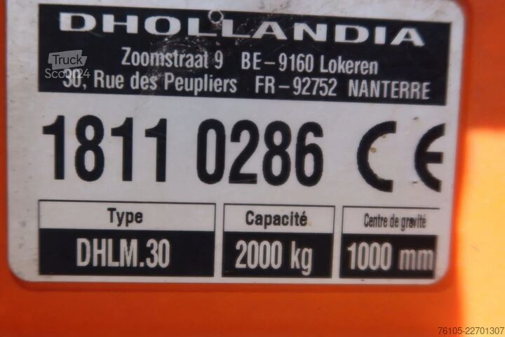 Mala MAN TGL 12.250 Bakwagen + Laadklep DHollandia 2000 kg