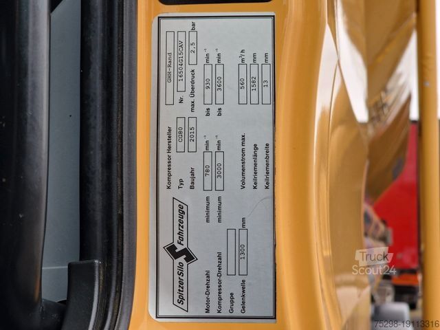 Cysterna MAN TGS 26.440 6X2-4 LL / SILO / ZF Int. / Spitzer /
