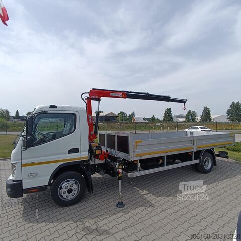 Κινητό φορτηγό γερανού Fuso Canter 9C18 Fassi M40 Pritsche 4,5 m