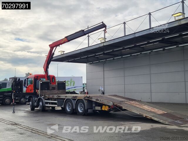 Open laadbak MAN TGS 35.360 TGS 8X2 Fassi F235A.0.22 Crane Kran ...