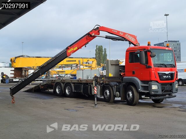 Open laadbak MAN TGS 35.360 TGS 8X2 Fassi F235A.0.22 Crane Kran ...