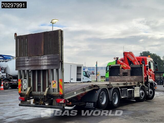 Open laadbak MAN TGS 35.360 TGS 8X2 Fassi F235A.0.22 Crane Kran ...