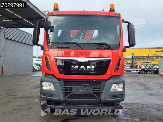 Open laadbak MAN TGS 35.360 TGS 8X2 Fassi F235A.0.22 Crane Kran ...