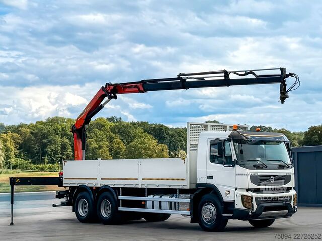 Kamyon üzerine monteli vinç VOLVO FMX 370 PRITSCHE 6,60m *PK 16001 - KB+FUNK/6x4