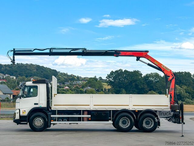 Kamyon üzerine monteli vinç VOLVO FMX 370 PRITSCHE 6,60m *PK 16001 - KB+FUNK/6x4