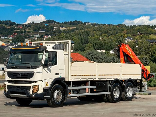 Kamyon üzerine monteli vinç VOLVO FMX 370 PRITSCHE 6,60m *PK 16001 - KB+FUNK/6x4
