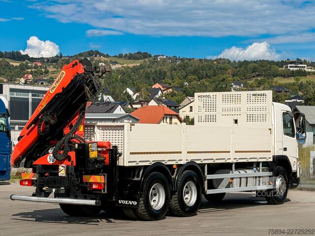 Kamyon üzerine monteli vinç VOLVO FMX 370 PRITSCHE 6,60m *PK 16001 - KB+FUNK/6x4
