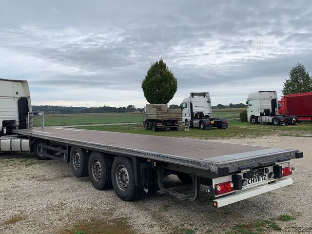 Semirimorchio con piattaforma di lavoro SCHMITZ CARGOBULL SCS24 Standard_ Plateau_ Flatbed_ verzinkt_ Lift