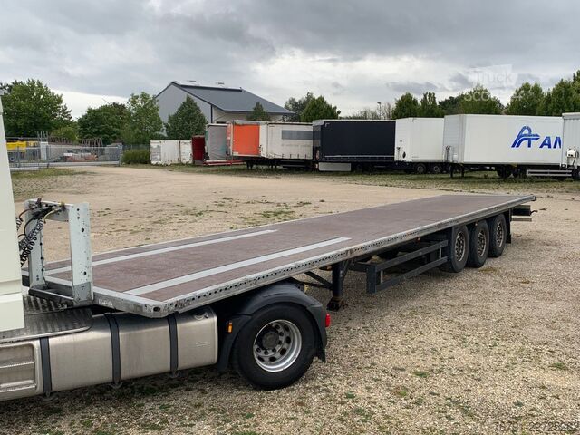 Semirimorchio con piattaforma di lavoro SCHMITZ CARGOBULL SCS24 Standard_ Plateau_ Flatbed_ verzinkt_ Lift