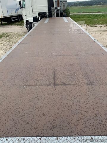 Semirimorchio con piattaforma di lavoro SCHMITZ CARGOBULL SCS24 Standard_ Plateau_ Flatbed_ verzinkt_ Lift