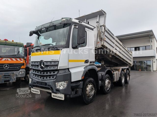 Трьохсторонній самоскид MERCEDES-BENZ Arocs 4143 / 8X4 / Meiller / 41ton Chassis