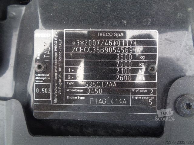 Fourgon isotherme frigorifique IVECO DAILY 35C16