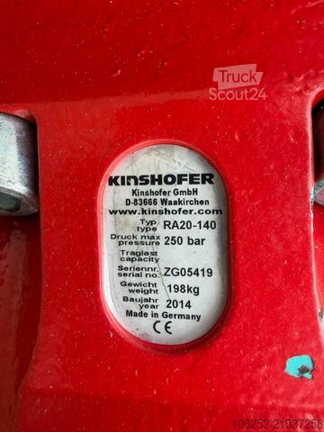 Gramofon KINSHOFER RA20-140 CW40 - POWERTILT / DRAAIKANTELSTUK / S...