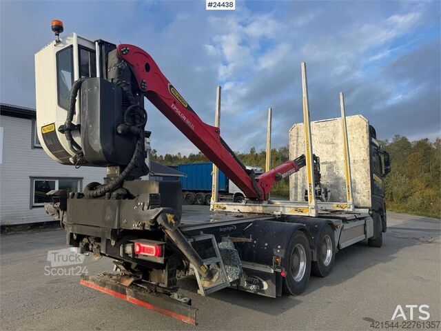 Prepravca dreva Mercedes-Benz Actros 6x4 timber truck with Epsilon M12L timber c