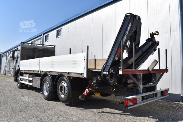 Automobilis ar plakanu platformu IVECO Stralis 260S42 Brücke/Kran Hiab/Retarder