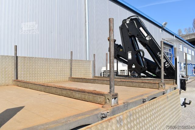 Automobilis ar plakanu platformu IVECO Stralis 260S42 Brücke/Kran Hiab/Retarder