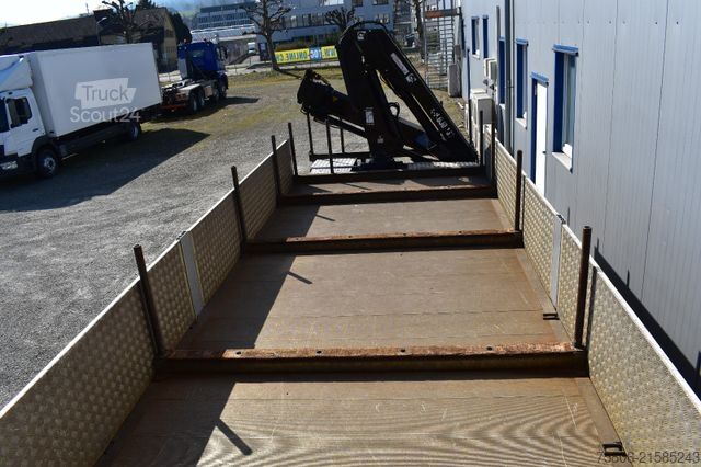 Automobilis ar plakanu platformu IVECO Stralis 260S42 Brücke/Kran Hiab/Retarder