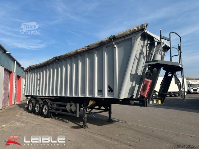 Tipper semitrailer STAS S300CX MultiSTAR 53m³ ALU Mulde*Kombitür*