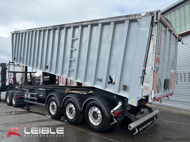 Tipper semitrailer STAS S300CX MultiSTAR 53m³ ALU Mulde*Kombitür*
