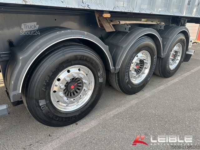 Tipper semitrailer STAS S300CX MultiSTAR 53m³ ALU Mulde*Kombitür*