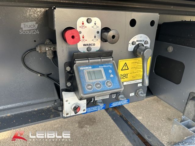 Tipper semitrailer STAS S300CX MultiSTAR 53m³ ALU Mulde*Kombitür*