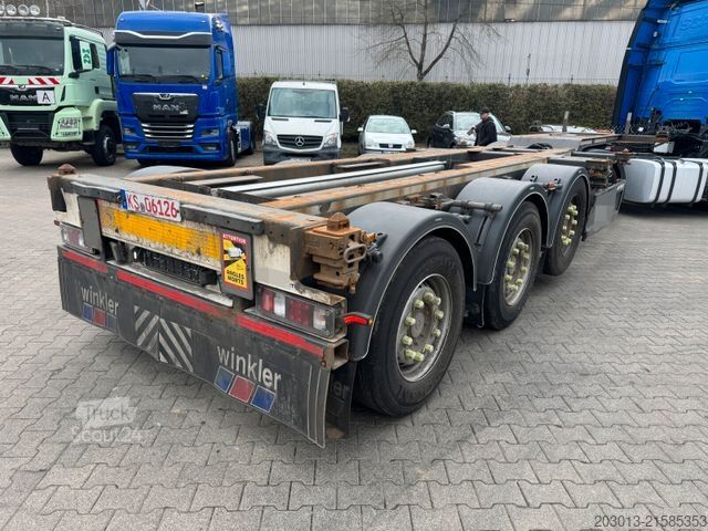 Auflieger-Wechselfahrgestell WEB-TRAILER LPRS24 Wechsel Containerchassis Ausziehbar