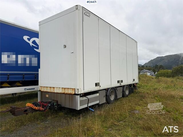 Koffert Ekeri Box Trailer with Full Side Opening and 2-Ton Tail