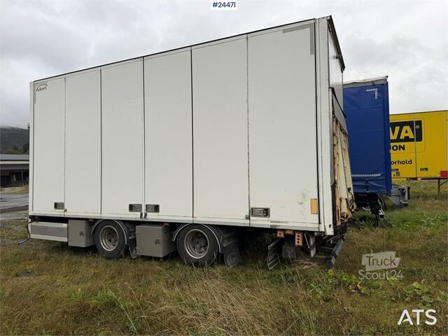 Koffert Ekeri Box Trailer with Full Side Opening and 2-Ton Tail